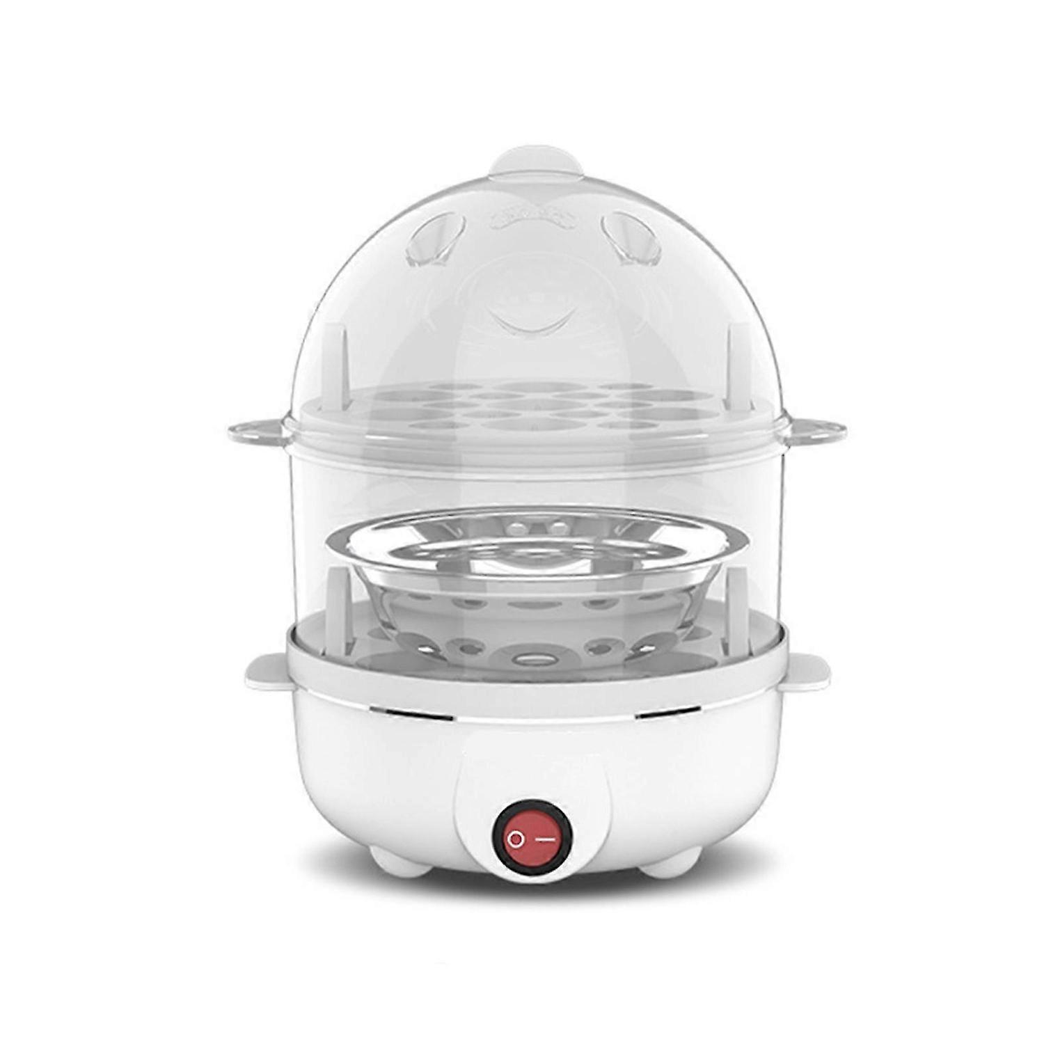 Egg Steamer Mini Multi Function Egg Boiler Stainless Steel Household Double Layer Egg FT