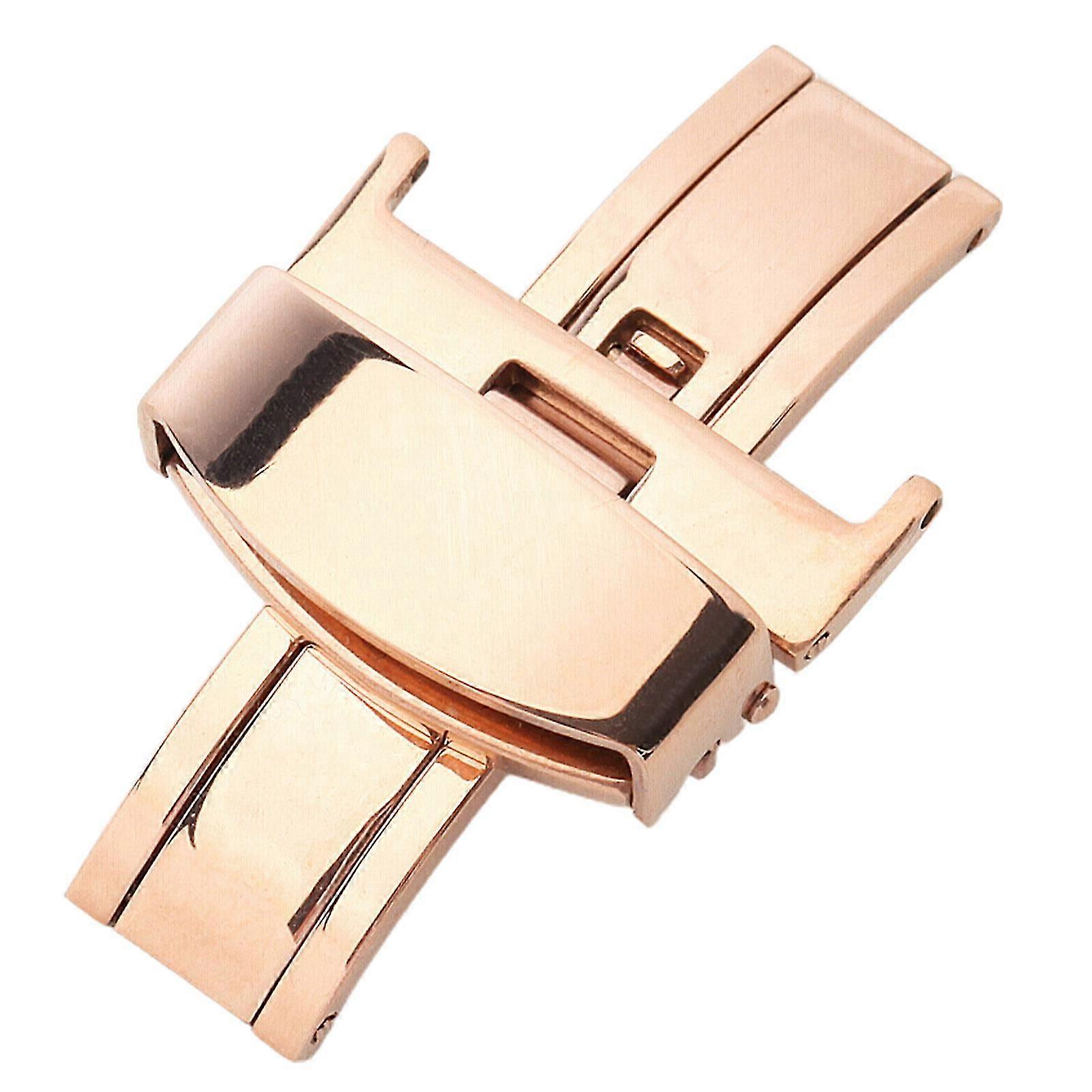 Premium Stainless Steel Watch Band Clasp Replacement - Universal Design With Secure Locking Mechanism For Comfortable Daily Wear
