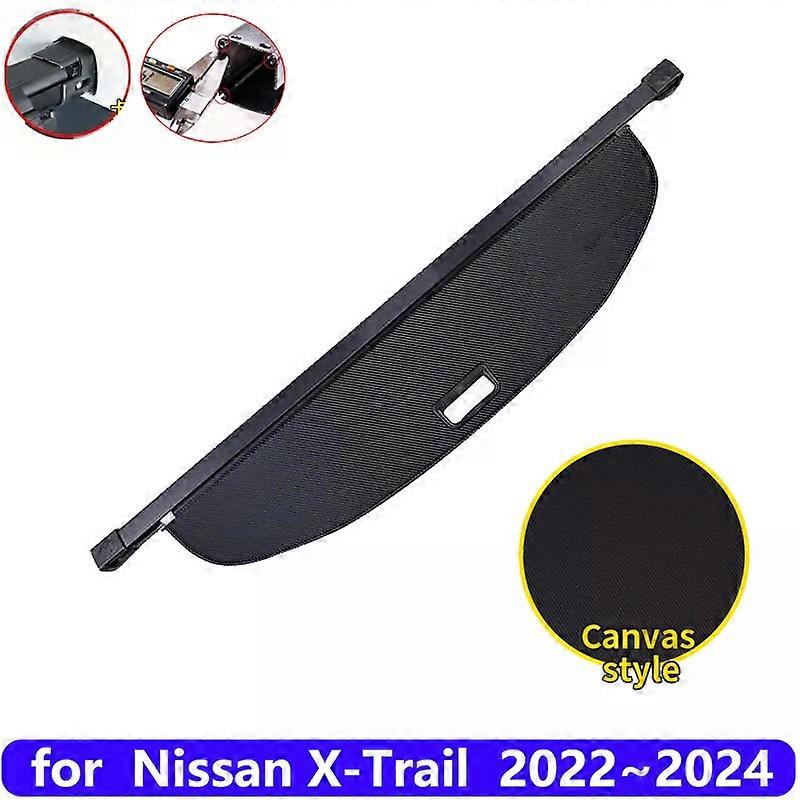 וילון תא מטען לרכב לניסאן X Trail T33 2022 2023 2024 X-Trail Rogue תא מטען לרכב תא מטען וילון כיסויי מטען אביזרי רכב אביזרים לרכב