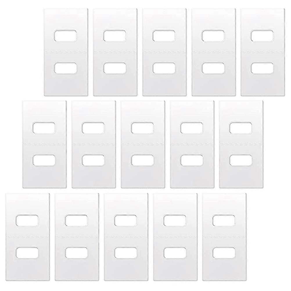 Vertical Blind Repair Tabs with Strong Adhesive for Home Use 24pcs透明PVC材质