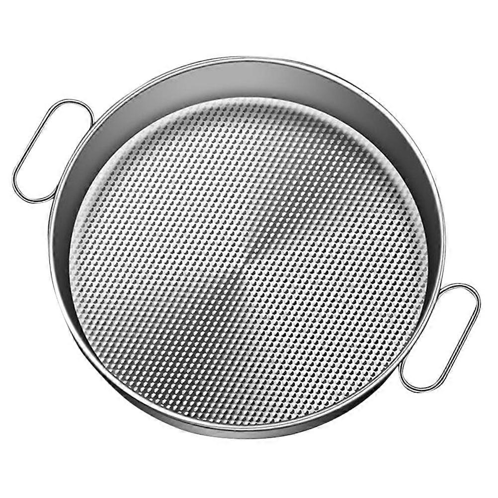 Stainless Steel Steamer Tray with Handles – Versatile Steaming, Cooling, and Serving Plate for Home and Restaurant Use