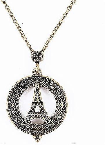 Magnifying pendant with tower decoration, reading newspaper, hanging magnifier for elderly