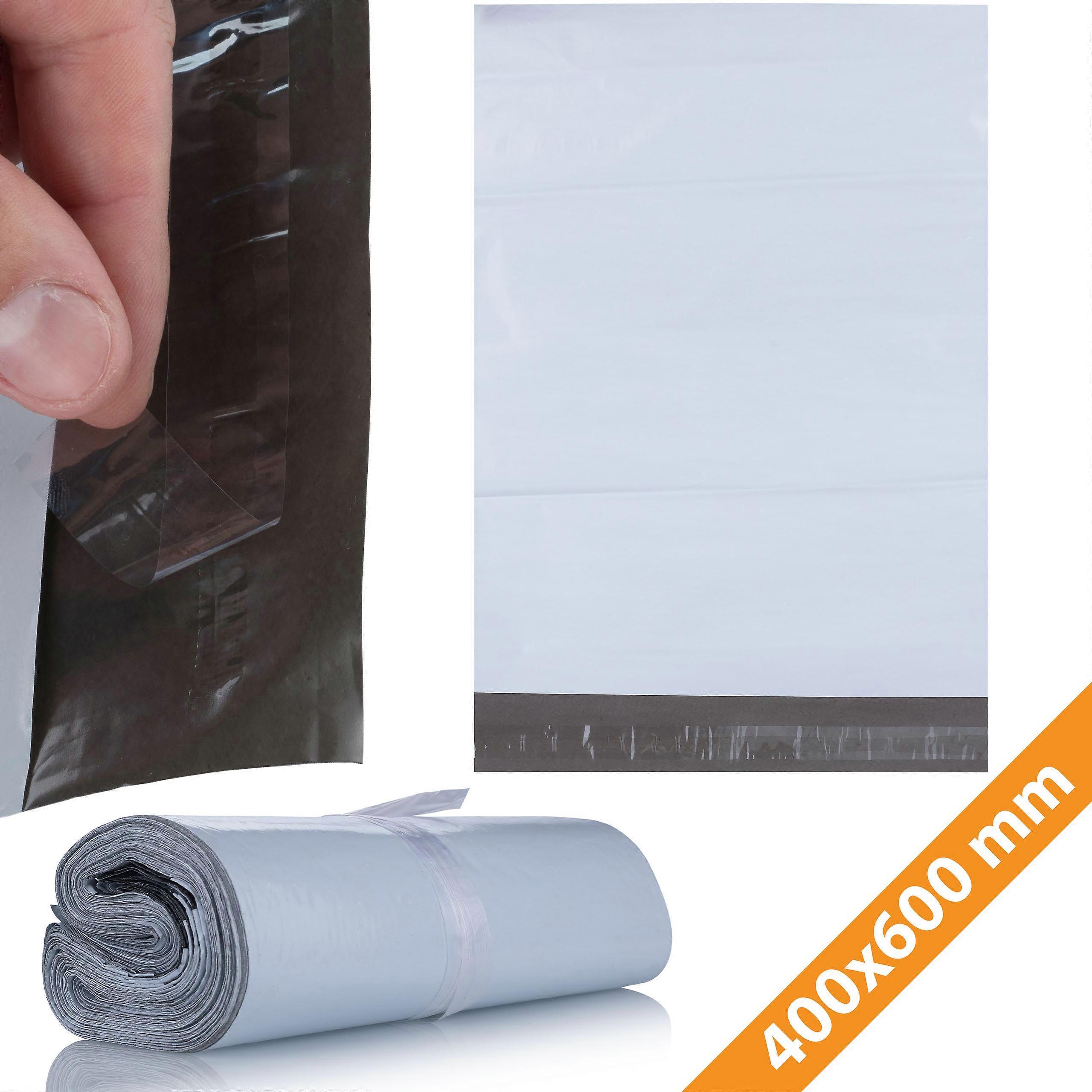 Rosfix Poly Packs White 400 x 600 mm 100pcs | Waterproof, tear-resistant