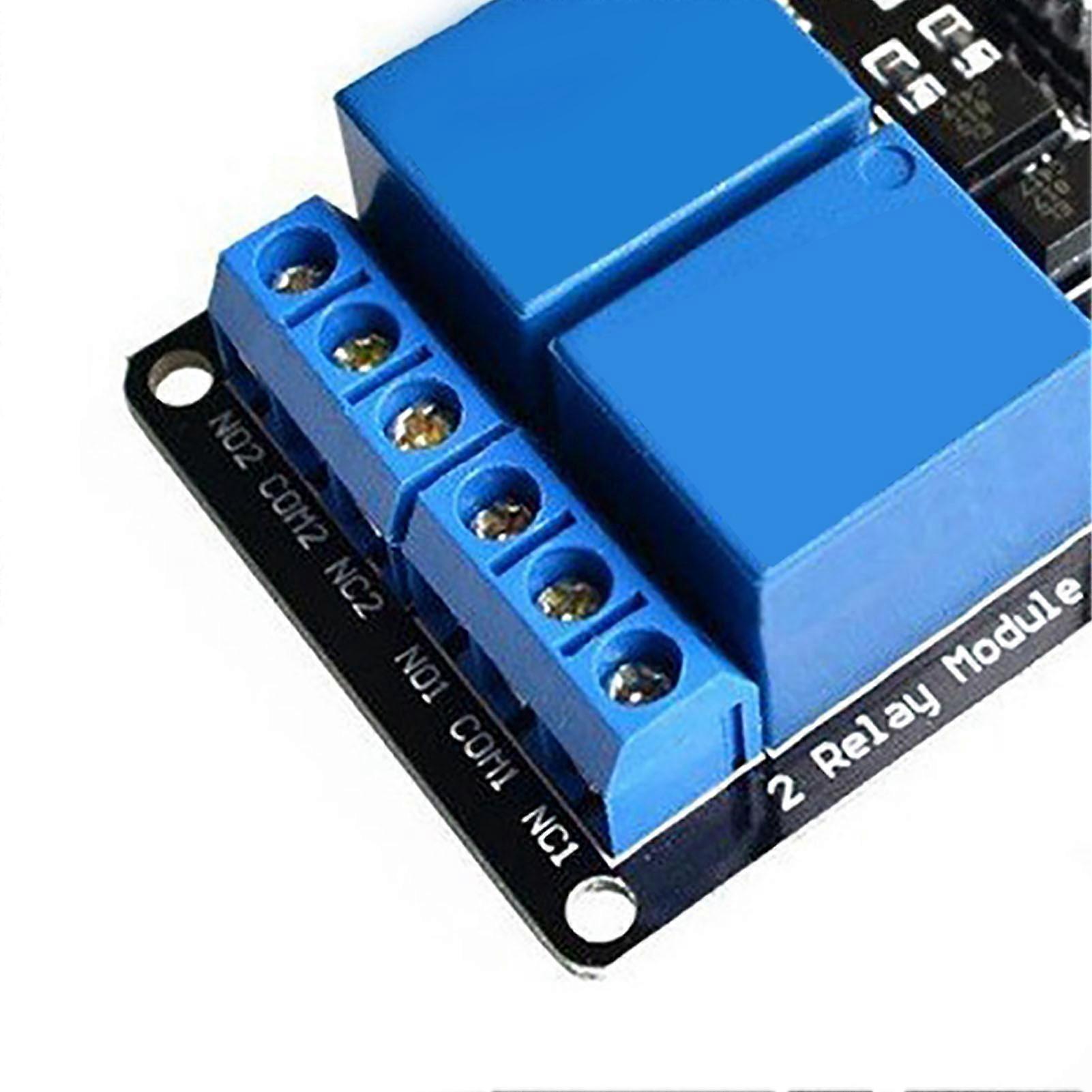 2 Channel Relay Module Optocoupler Protection Expansion SCM Development Board Accessories 12V 