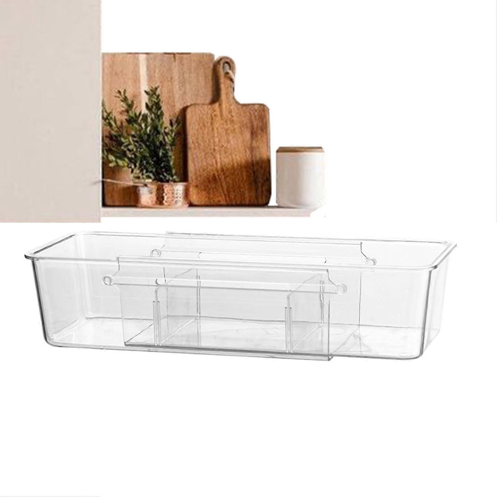 Desk drawer organizer tray, Retractable clear drawer organizer  Trash can, Home storage  organization