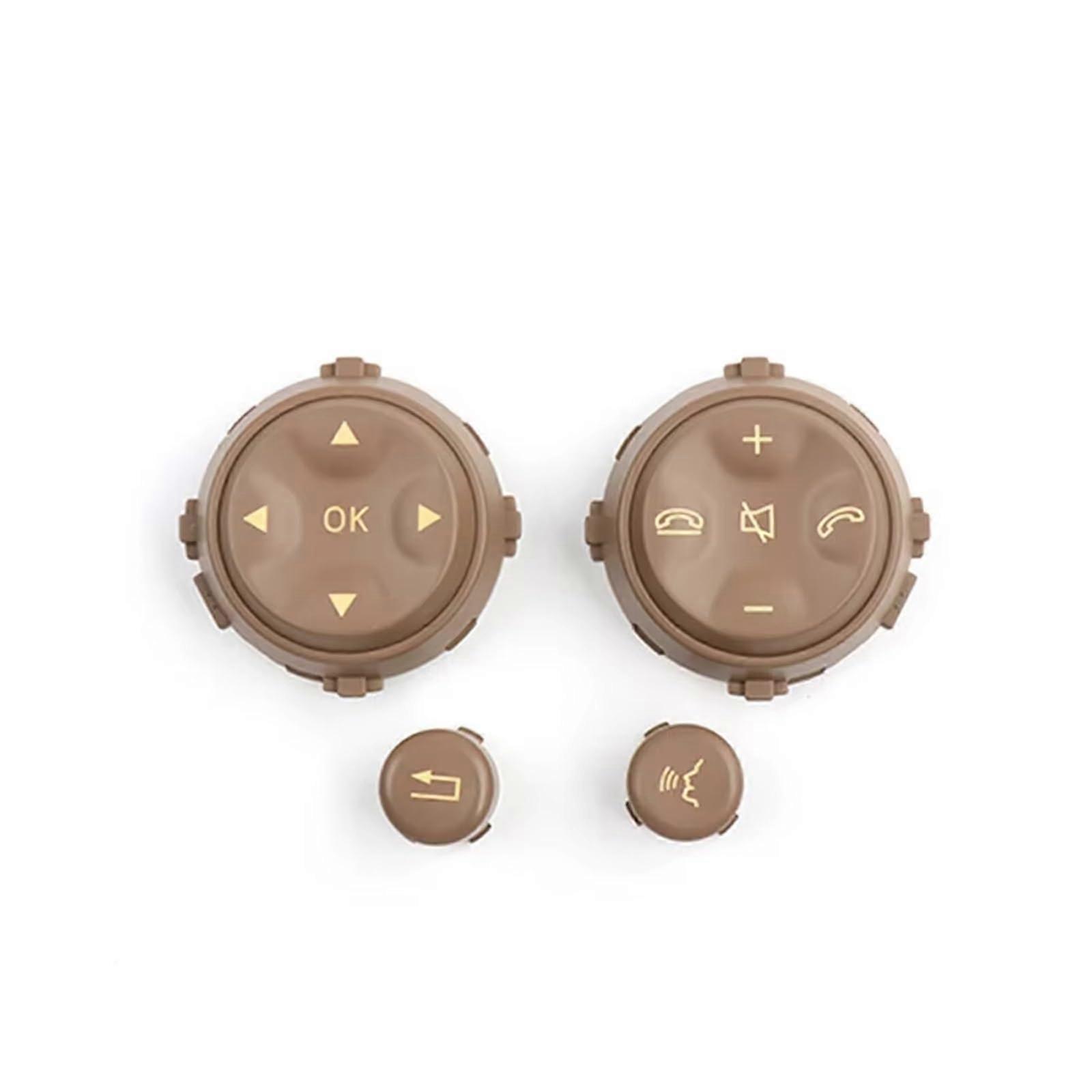 Multifunctional Steering Wheel Switch for Benz W221 W216 S Class CL Class S300 S350 Beige Control Push Button