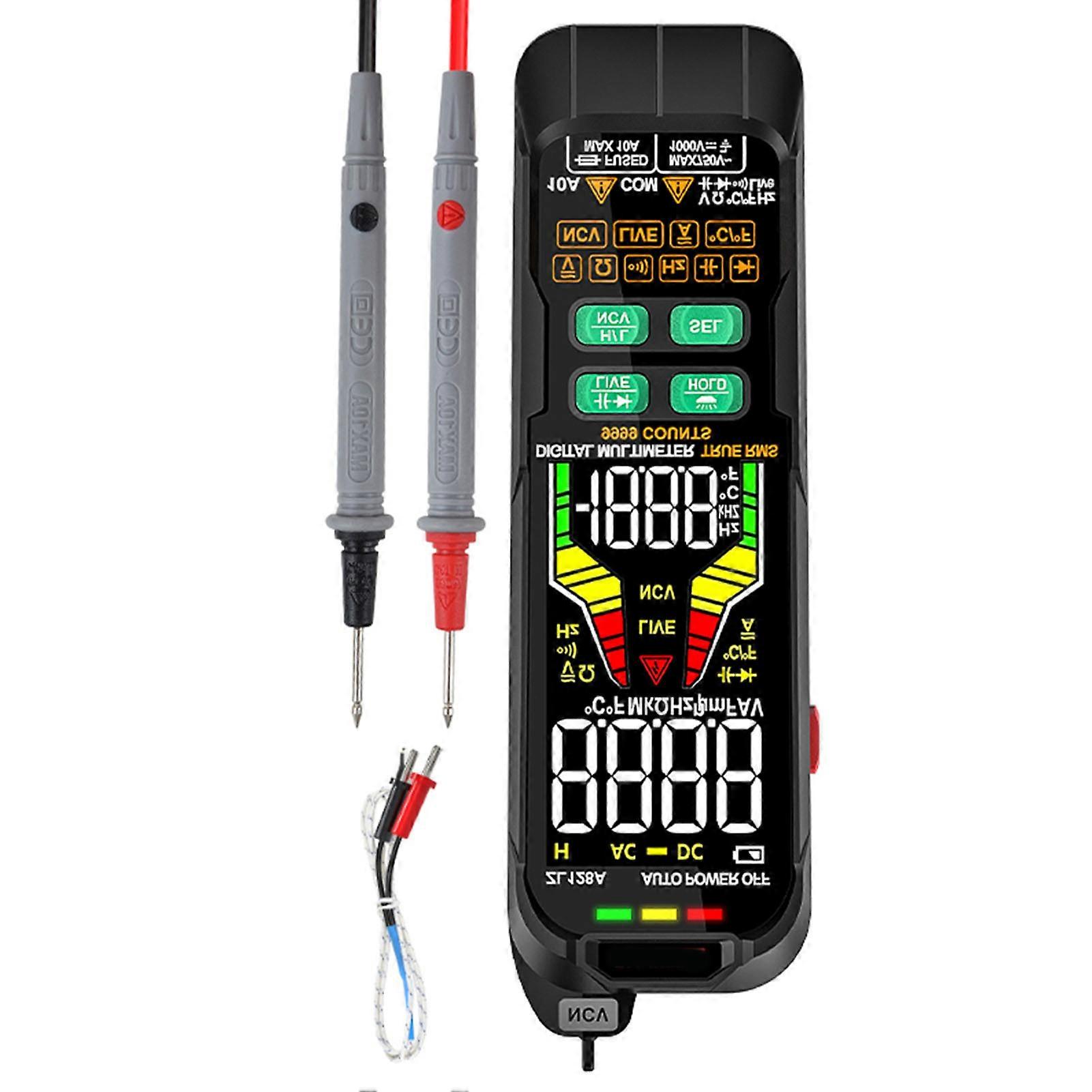 Digital Multimeter Professional Tester Meter Alternating Current Direct Current Voltage Multimetro True RMS Capacitance Temp Detector Multitester