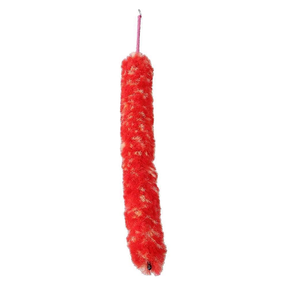 Cleaning Internal Cavity Brush Nylon Flute Cavity Brush Non-Slip Grip For Musicians Red 1Set