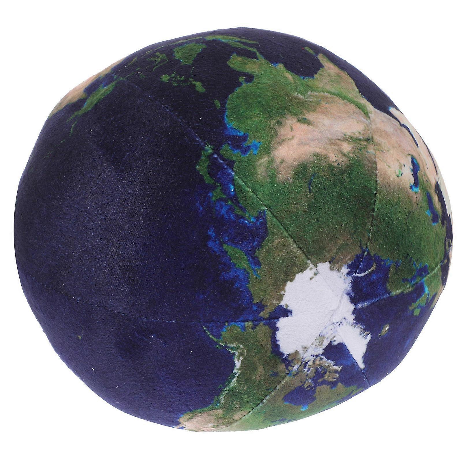 Creative Earth Throw Pillow Soft Stuffed Cushion for Home Use