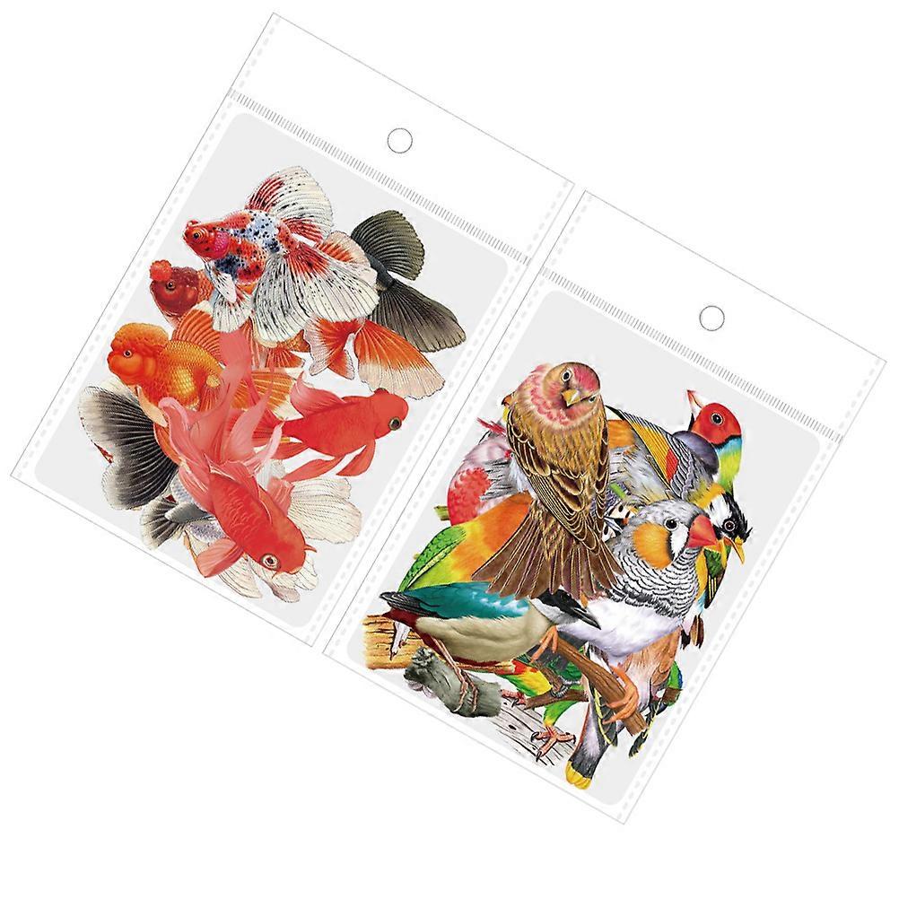 Planner Decals DIY Scrapbook Stickers Assorted Color 8.5x8cm Animal Shapes Simple Design For Scrapbooks 60pcs