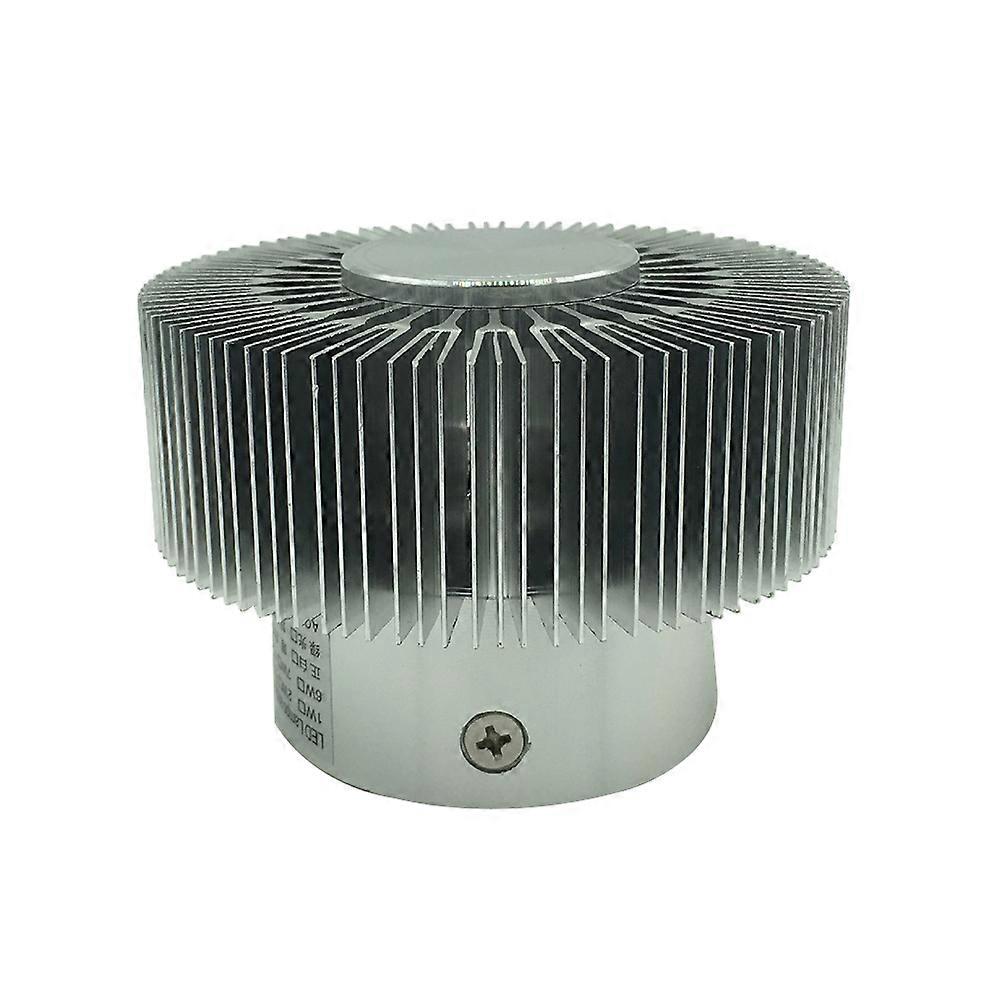 LED Lamp with Aluminum Material and Flower Shape Design for Indoor Lighting Use White 3W