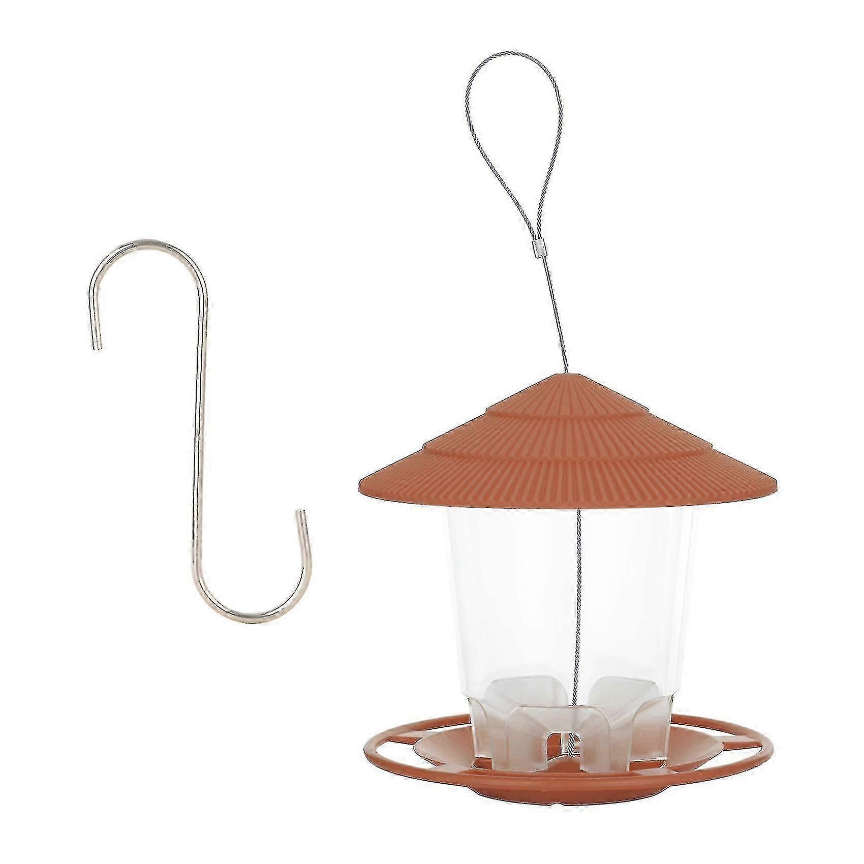 Squirrel-Proof Wild Bird Feeder for Outdoor Use with Seed Dispenser