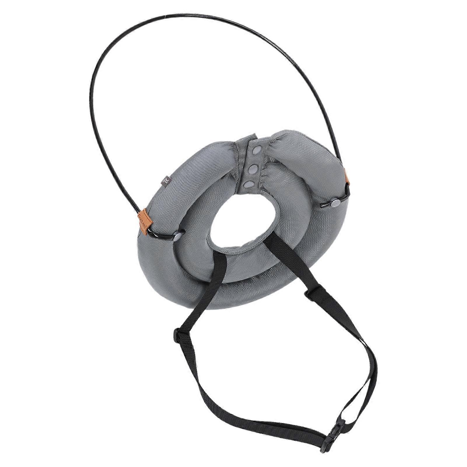 Blind dog bumper, collision protection ring  Collar for blind pets Yellow (S)