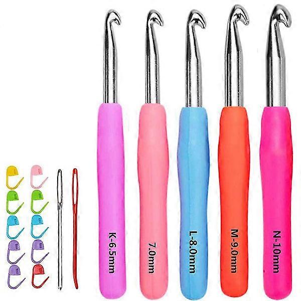 5-piece set ergonomic size yarn needle easy to handle suitable for handwork 6.5mm~10mm