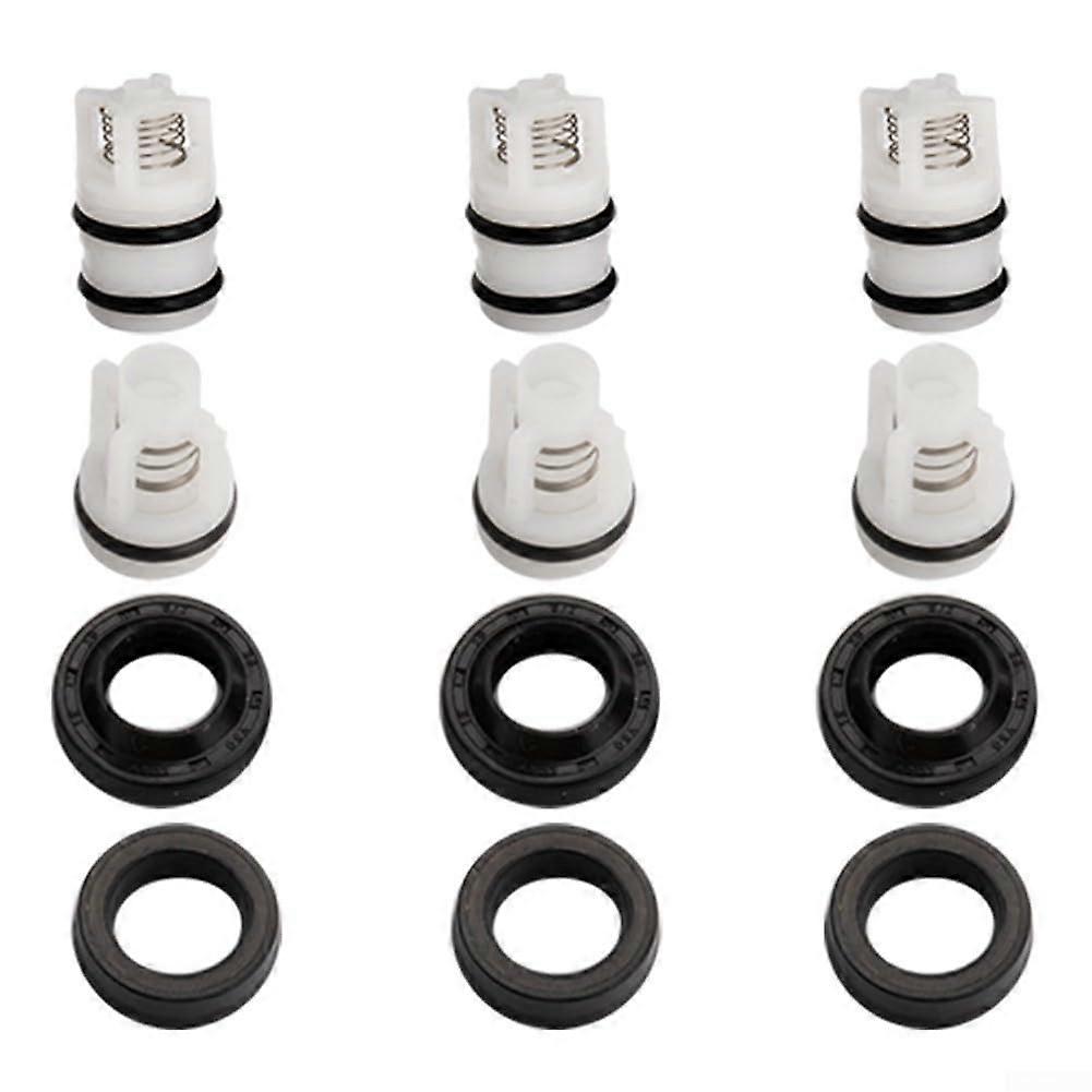 Replacement set for household pump, washers, check valves for efficient water flow (four corners)