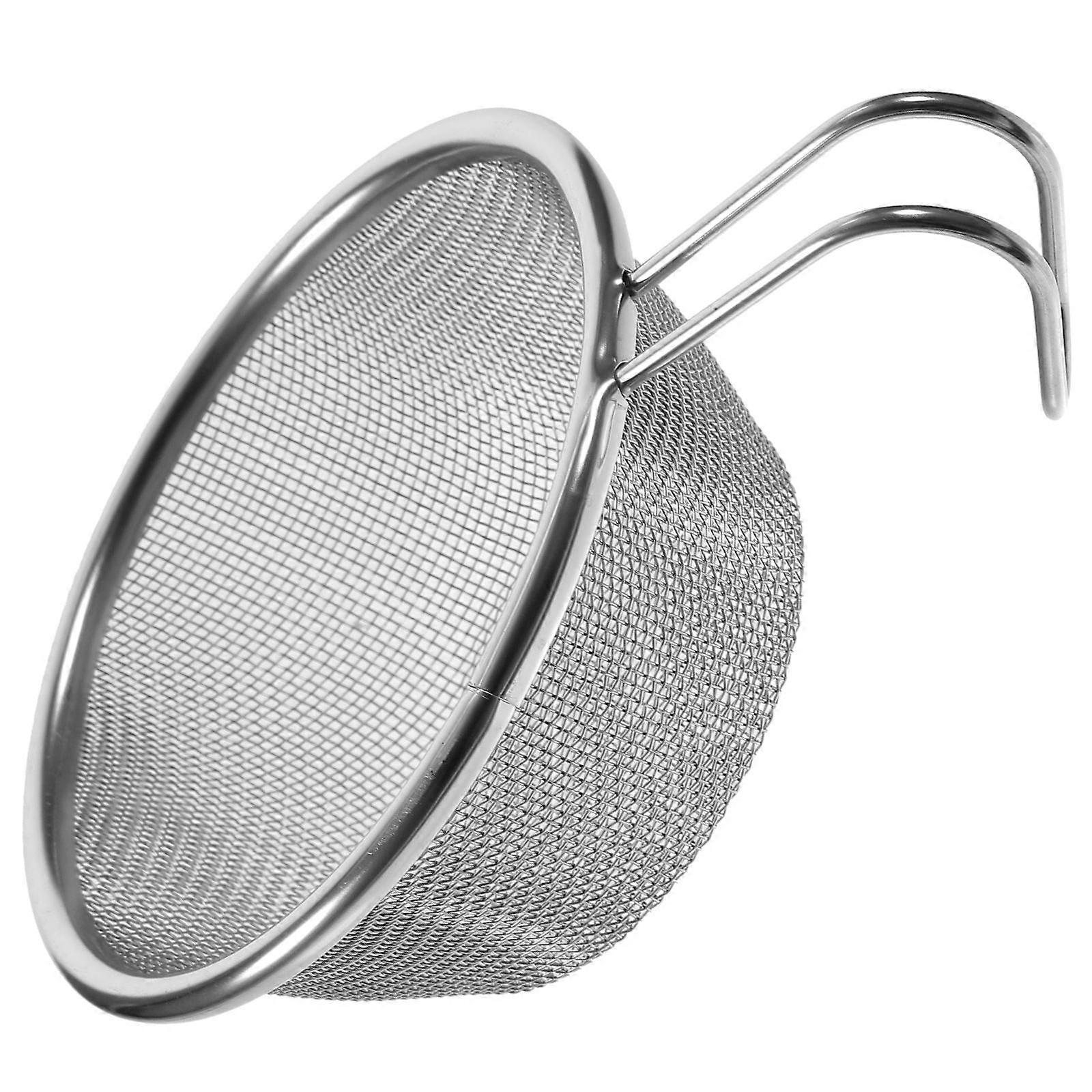 Camping Fine Strainer Spoon Camping Strainer Spoon Soy Milk Strainer with Handle for Camping