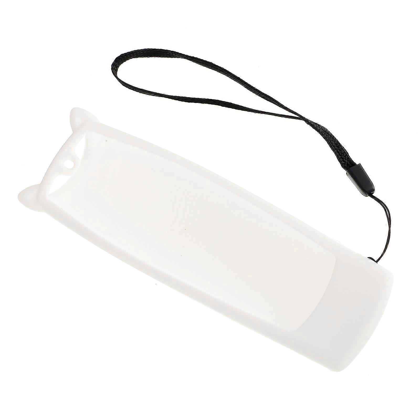 Universal Remote Rubber Case Suitable For Daily Use Offering Scratch-resistant And Drop-proof Features In White Color With 1Set