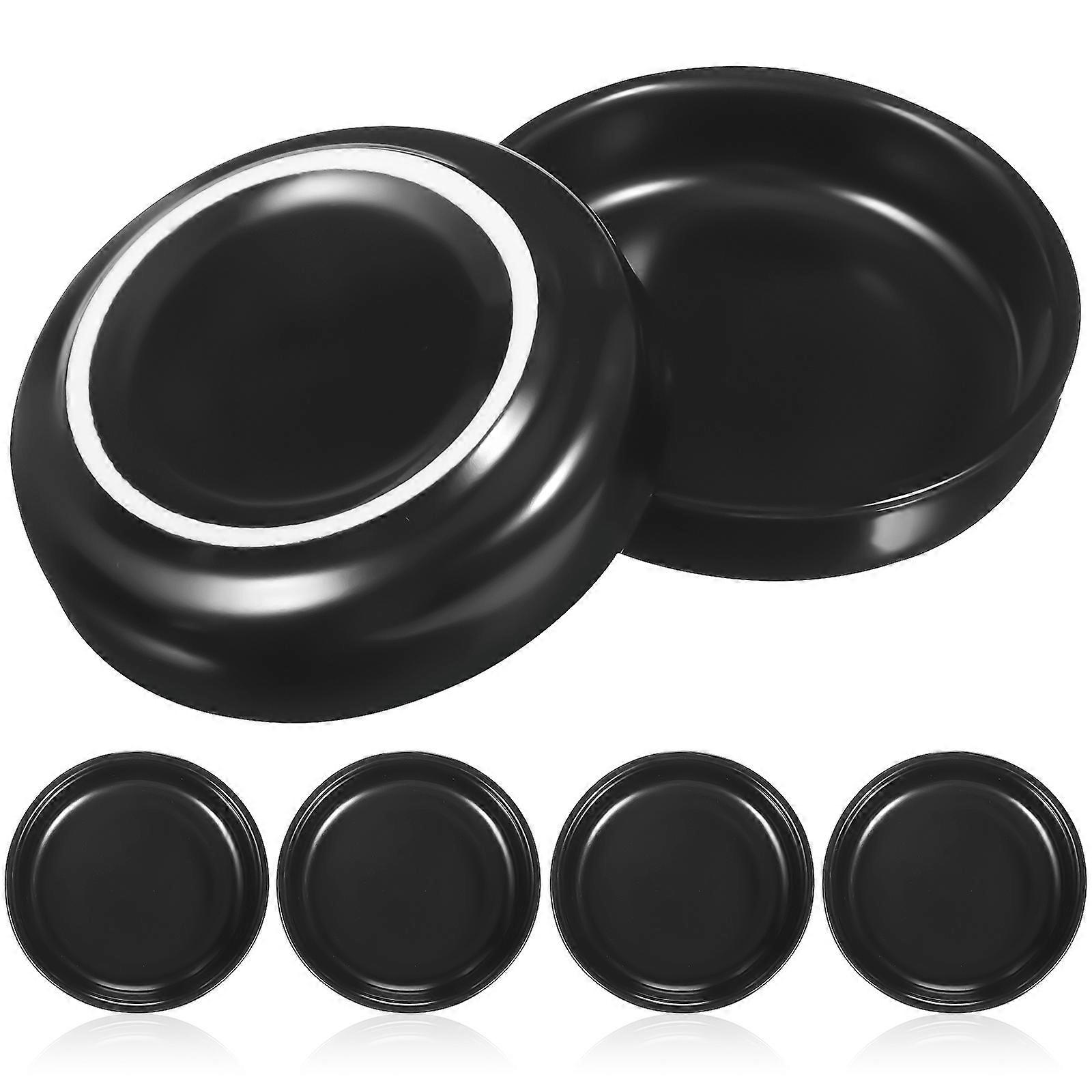 Round Dipping Sauce Dishes For Sauces And Condiments 6 Pcs Simple Ceramic Tableware