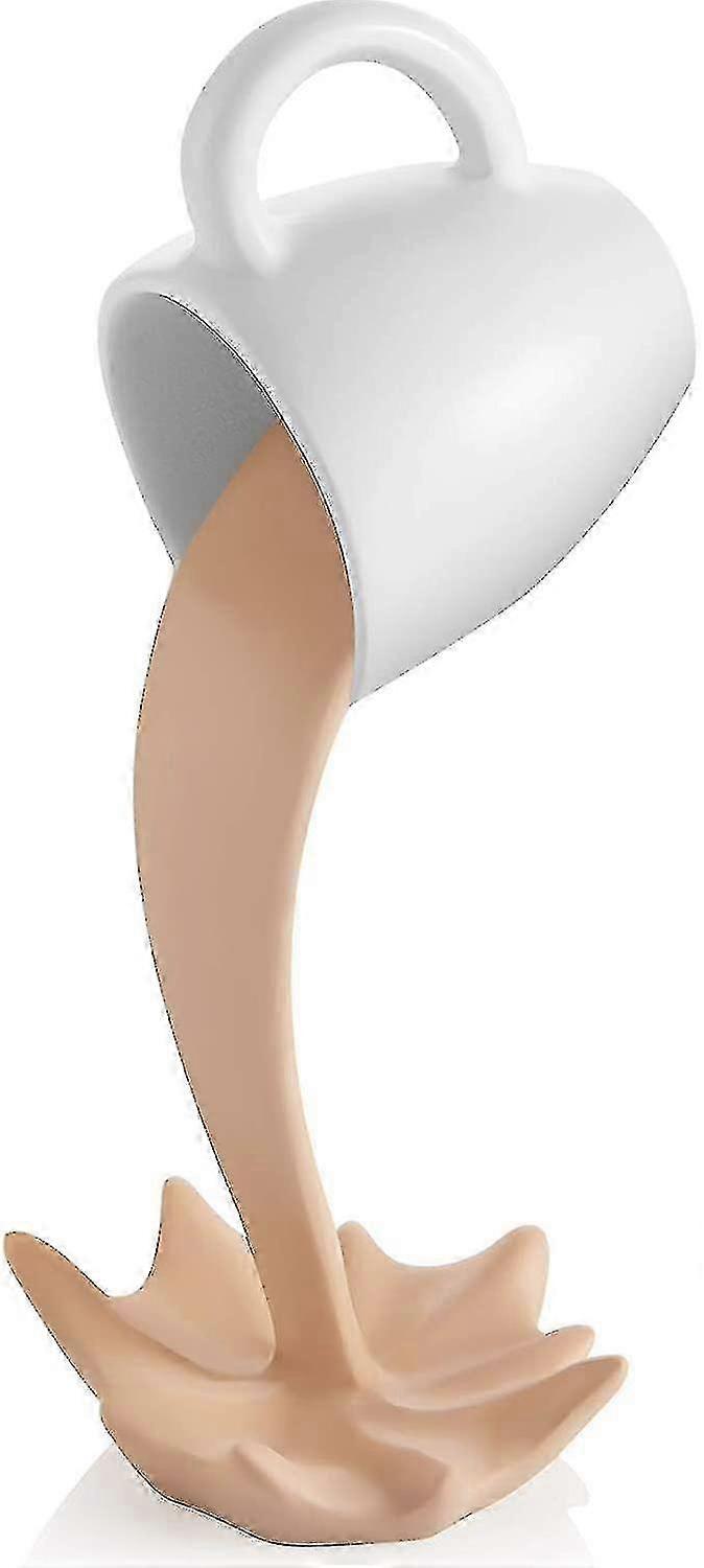 2025 Floating Coffee Cup Sculpture Decoration Spilling