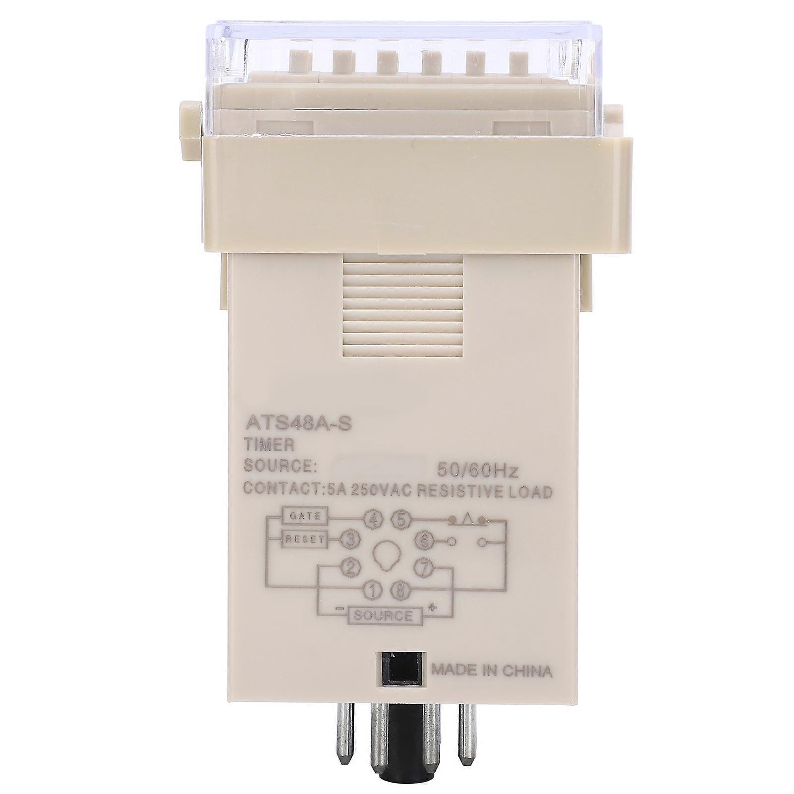 ATS48A-S LED Digital Time Relay AC220V 5A Delay Control