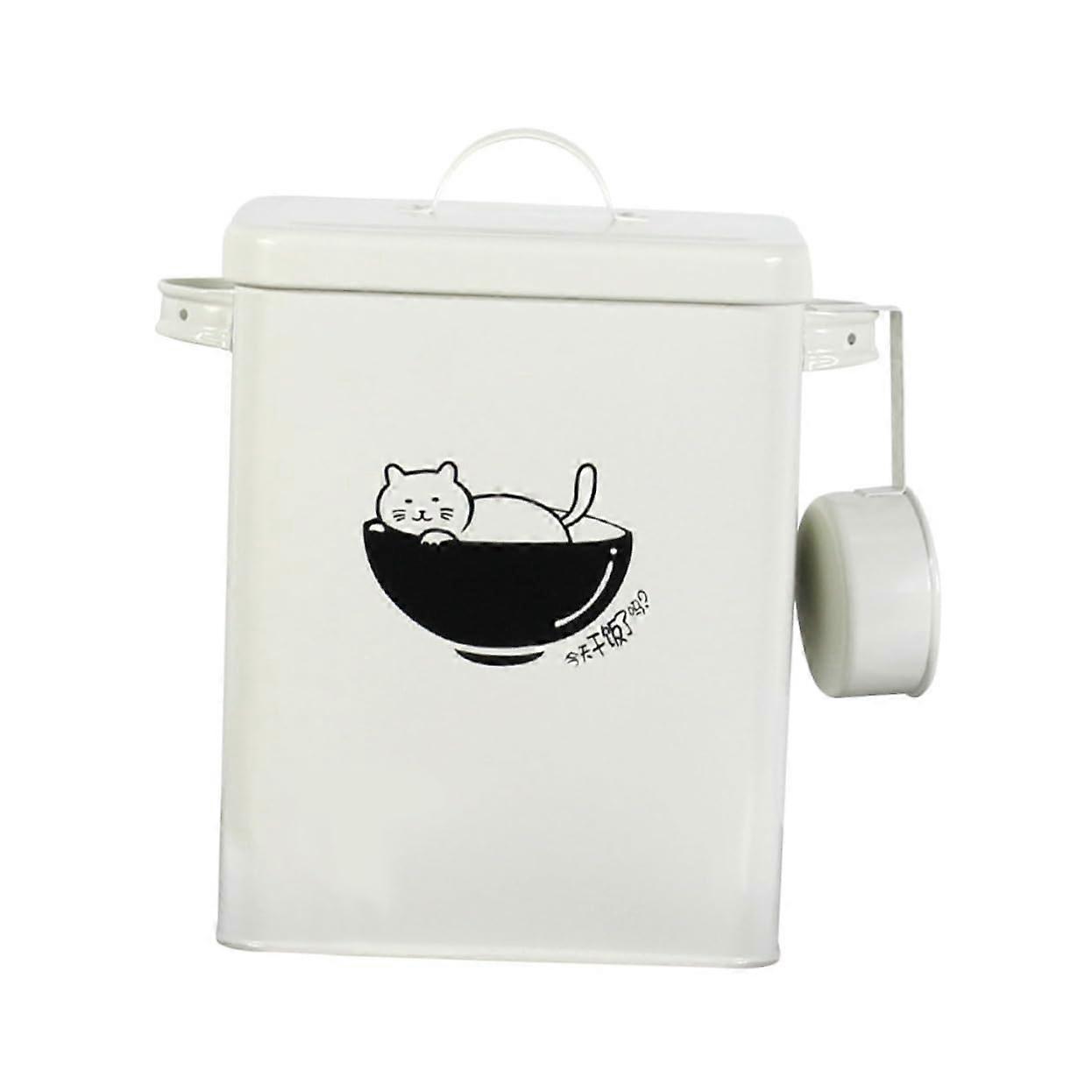 1 Pet Food Storage Canister Airtight Food Container for Dogs and Cats Large Capacity Storage Practical for Dry Food and Snacks