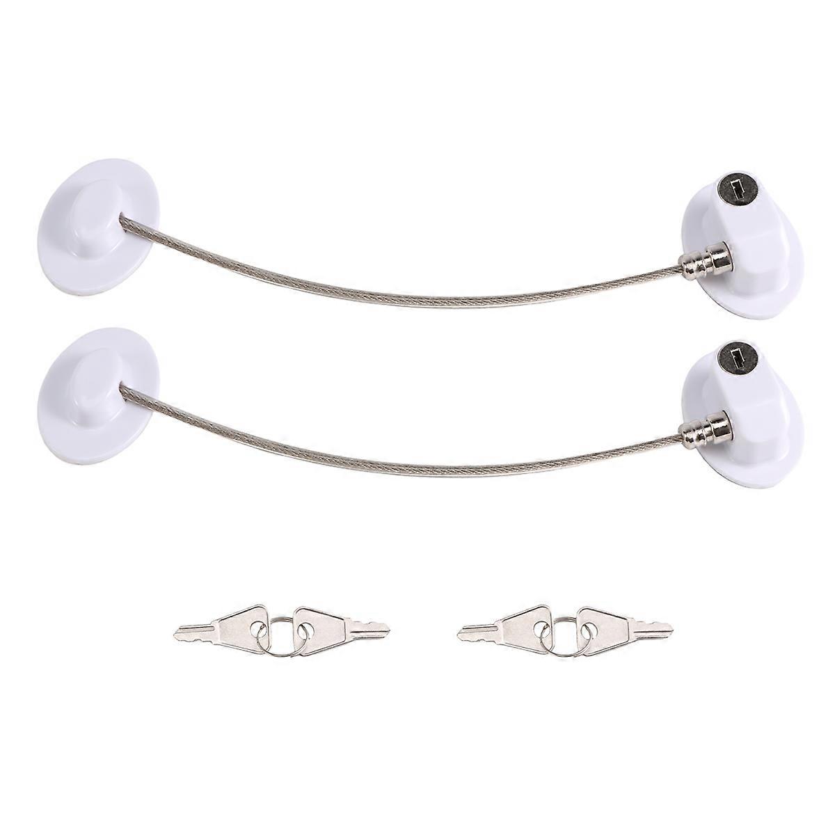 2 Pcs Fridge Lock, for Kids, Freezer Lock, Used in Refrigerator Door