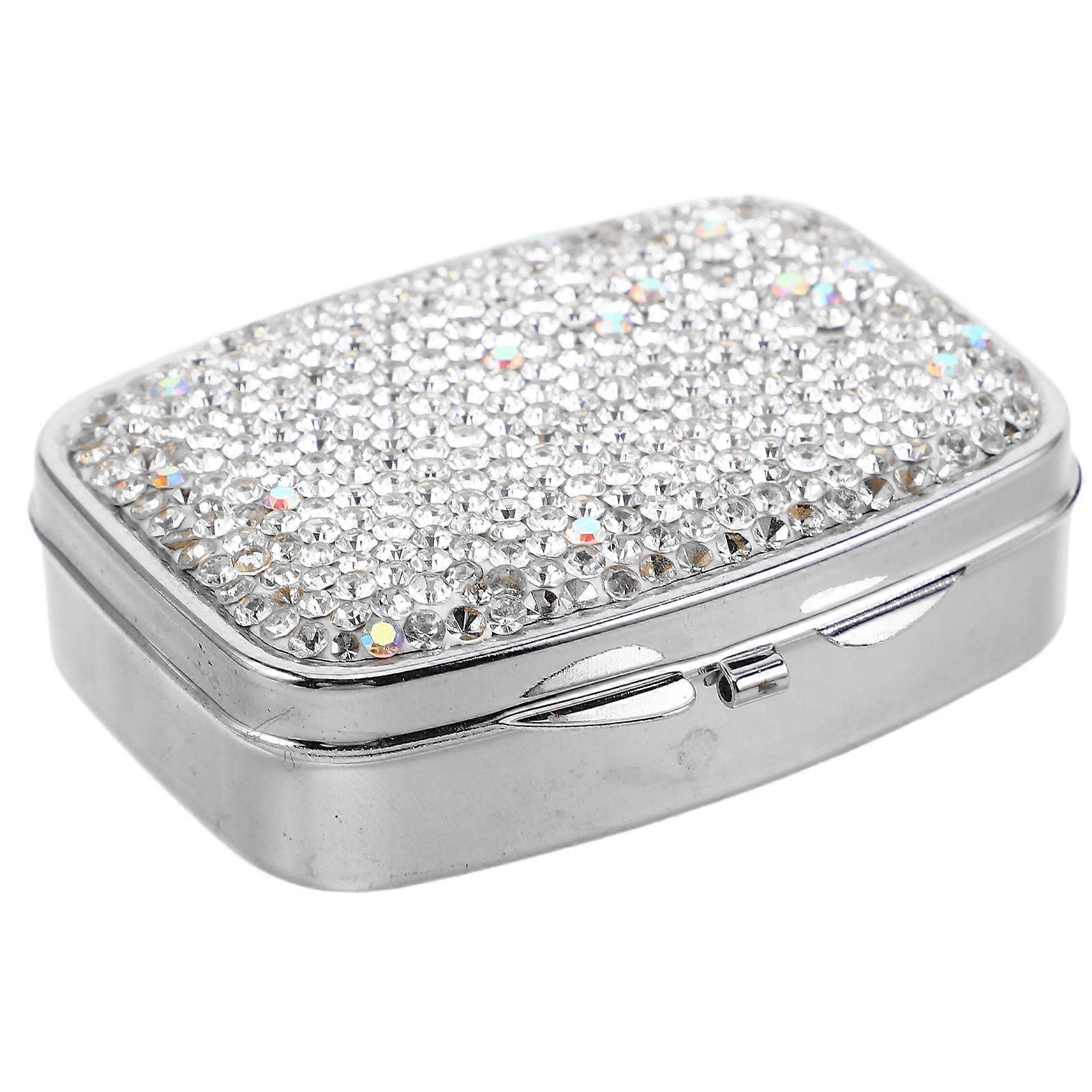Multi-Compartment Pill Box For Vitamins With Travel Friendly Size And Elegant Style Suitable For Everyday Use 1Pcs