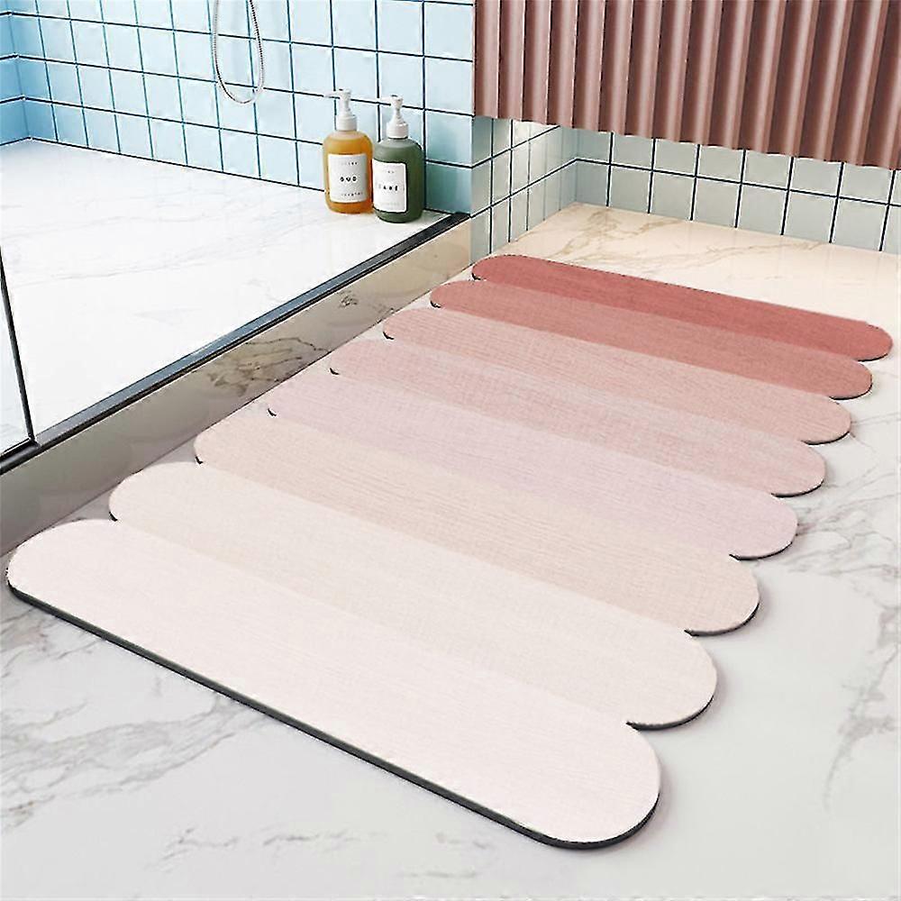 Badeværelse absorberende gulvmåtte Diatom Mud Soft Mat Skridsikker Hurtig tørring Badeværelse Fodmåtte Badeværelse Toilet Dør Tæppe