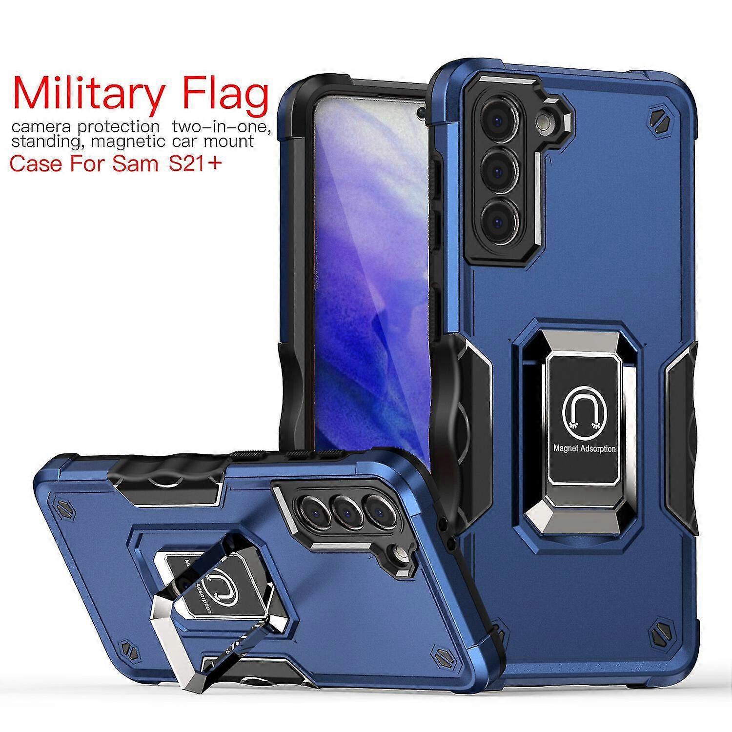 Case for Samsung S21 Plus Shockproof Magnetic With Ring Holder