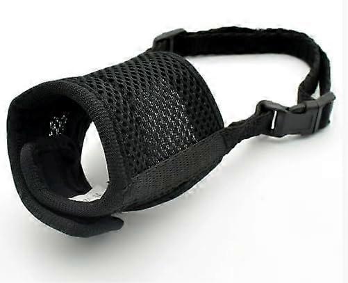 Dog Muzzle for Small to Medium Dogs - Breathable Nylon, Soft Mesh, Adjustable Straps for Comfort and Safety, Size S