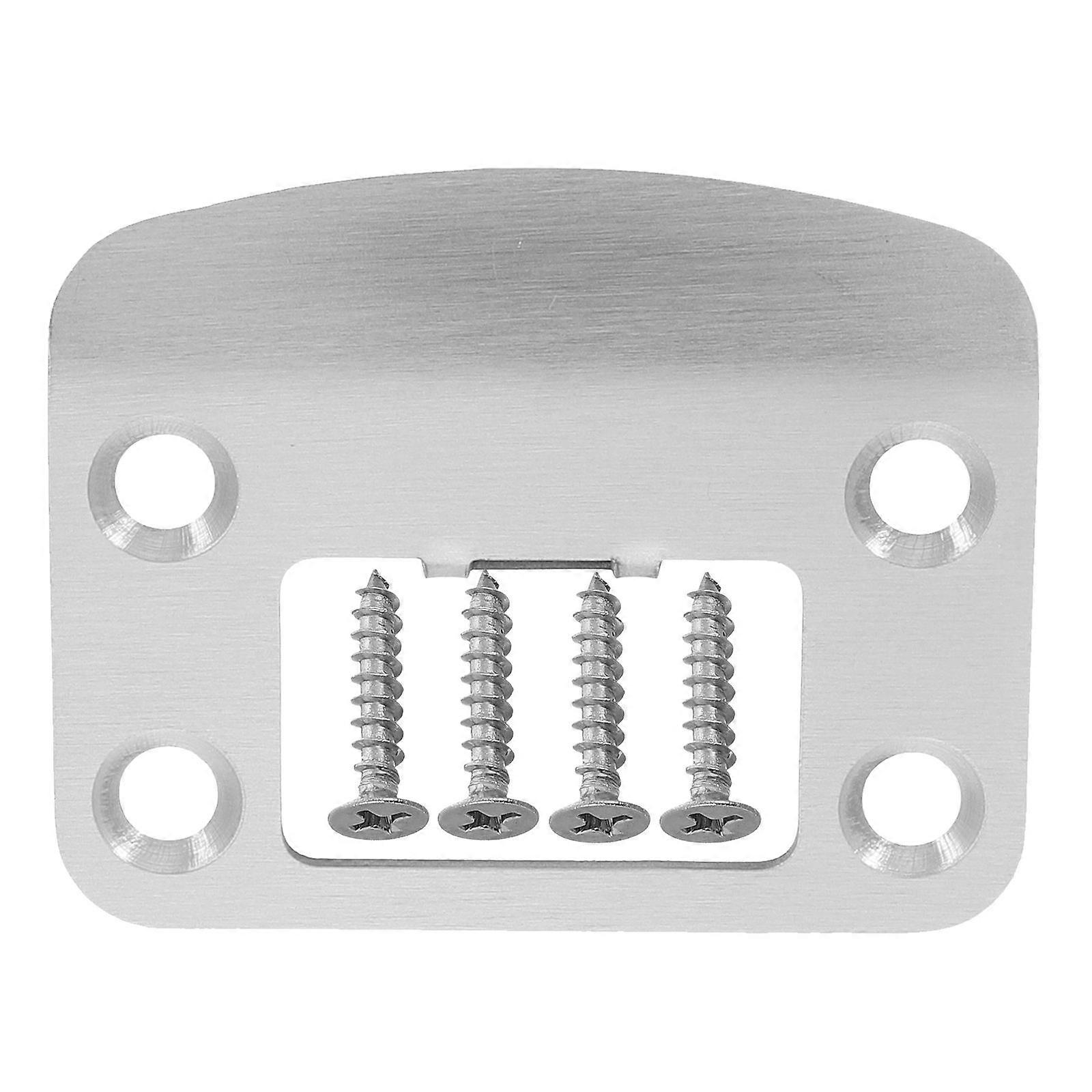 Strike Plate For Deadbolt Highstrength Material Stainless Steel Home Security 5.60X4.40X0.80CM 1Set