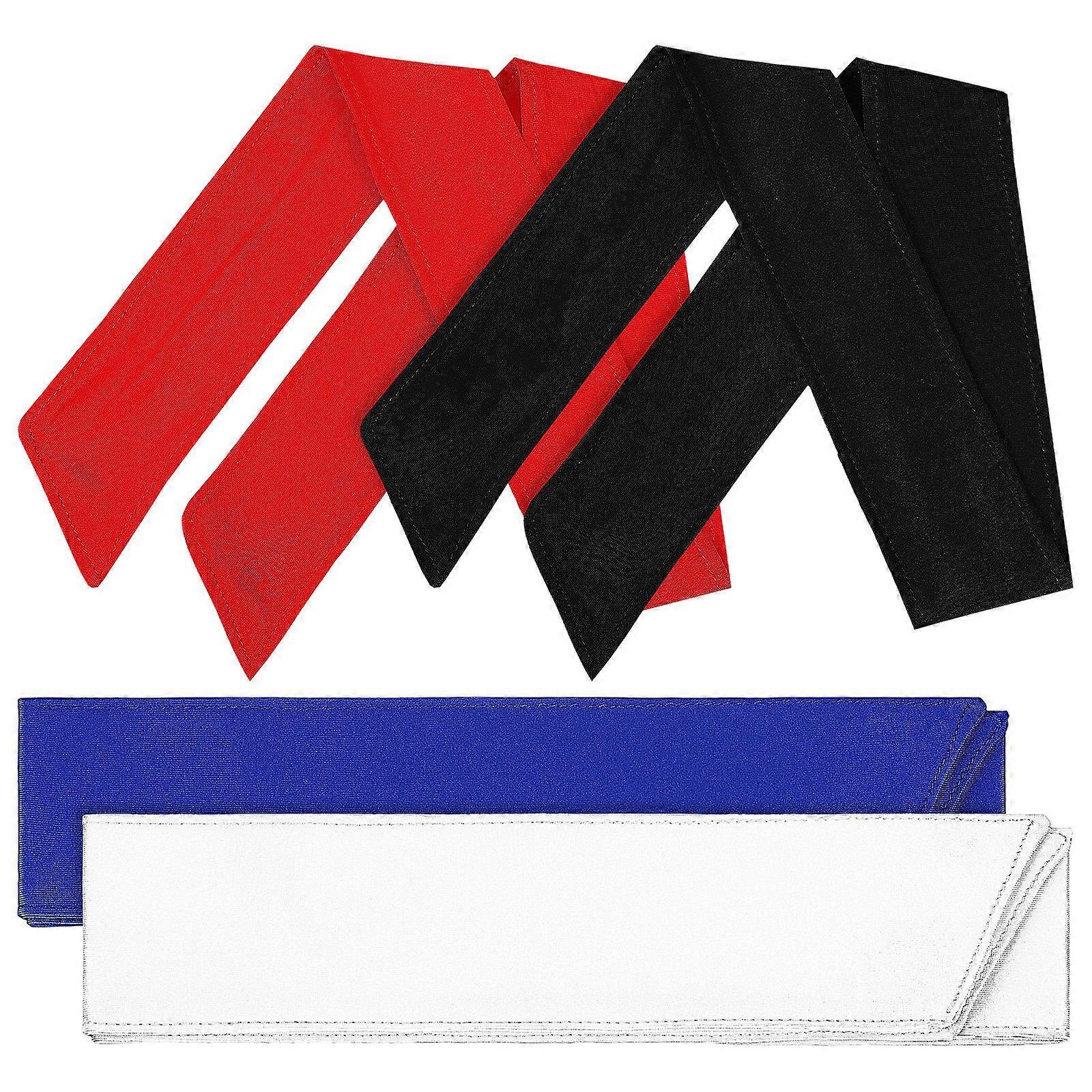 Athletic Sweatbands 4Set Suitable For Workout Yoga Running Assorted Color Sweat-Absorbent