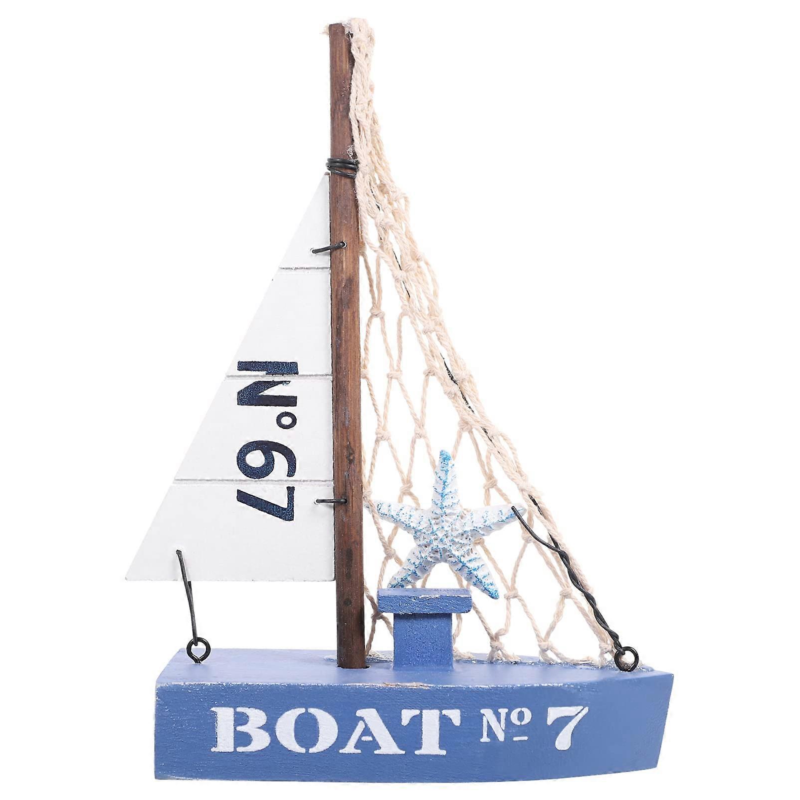 Sail decoration Desktop sailboat ornament Car models Mini sailboat model