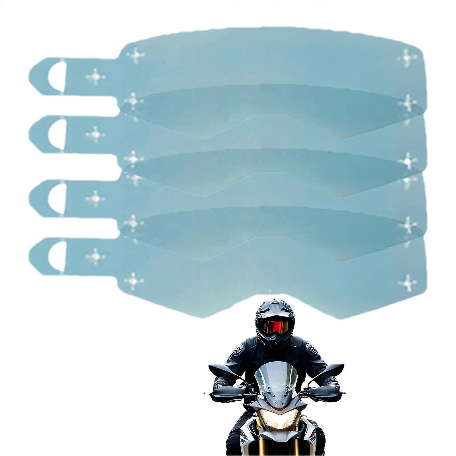 Motorcycle Goggles Film | Tearable Protective Screen for Motorcycle Glasses | High Visual Performance Riding Accessory