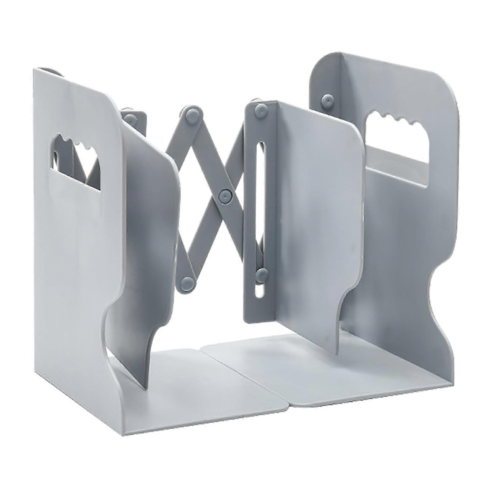 Bookend Book Holder Stand, Simple Style, Foldable Shelves, ABS Bookends, Bookend Stand, Adjustable Bookend for Shelves, Home Decoration