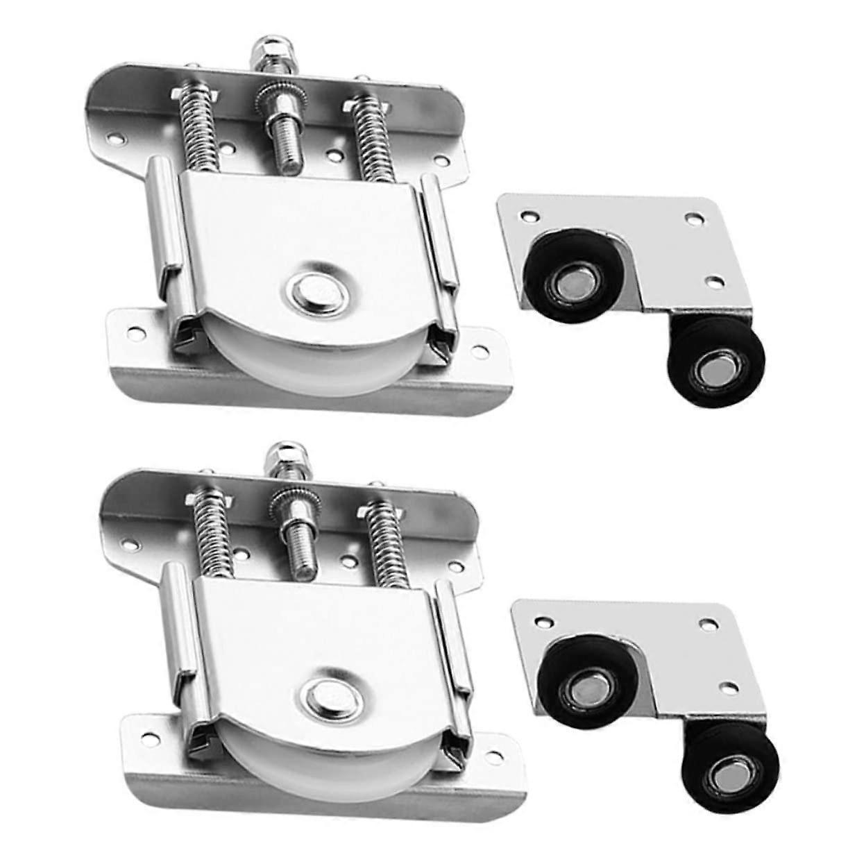 Sliding Door with High Load Capacity, Durable Quiet Rollers for Wardrobe and Cabinet Doors, Ideal for Small Furniture