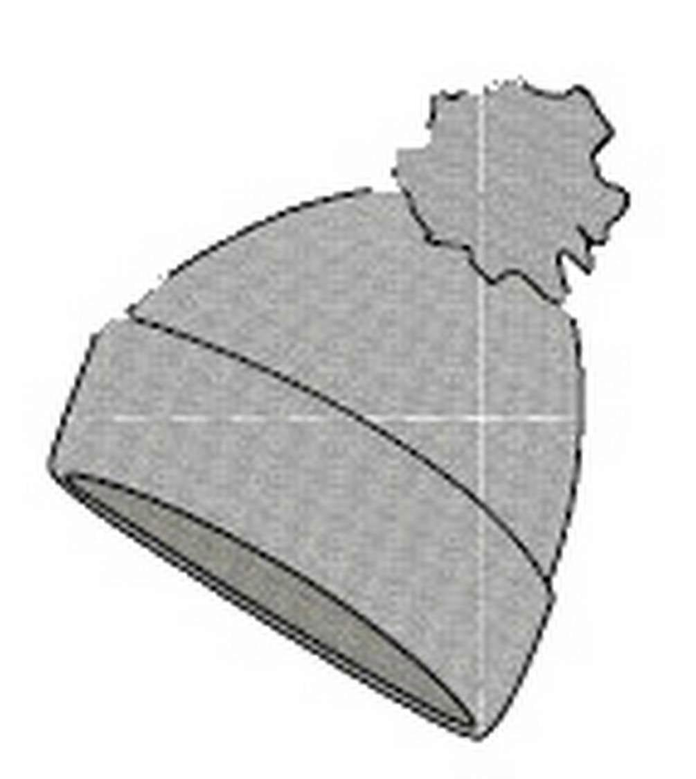 Falke Pure Cashmere Pompom Beanie - Heather Grey