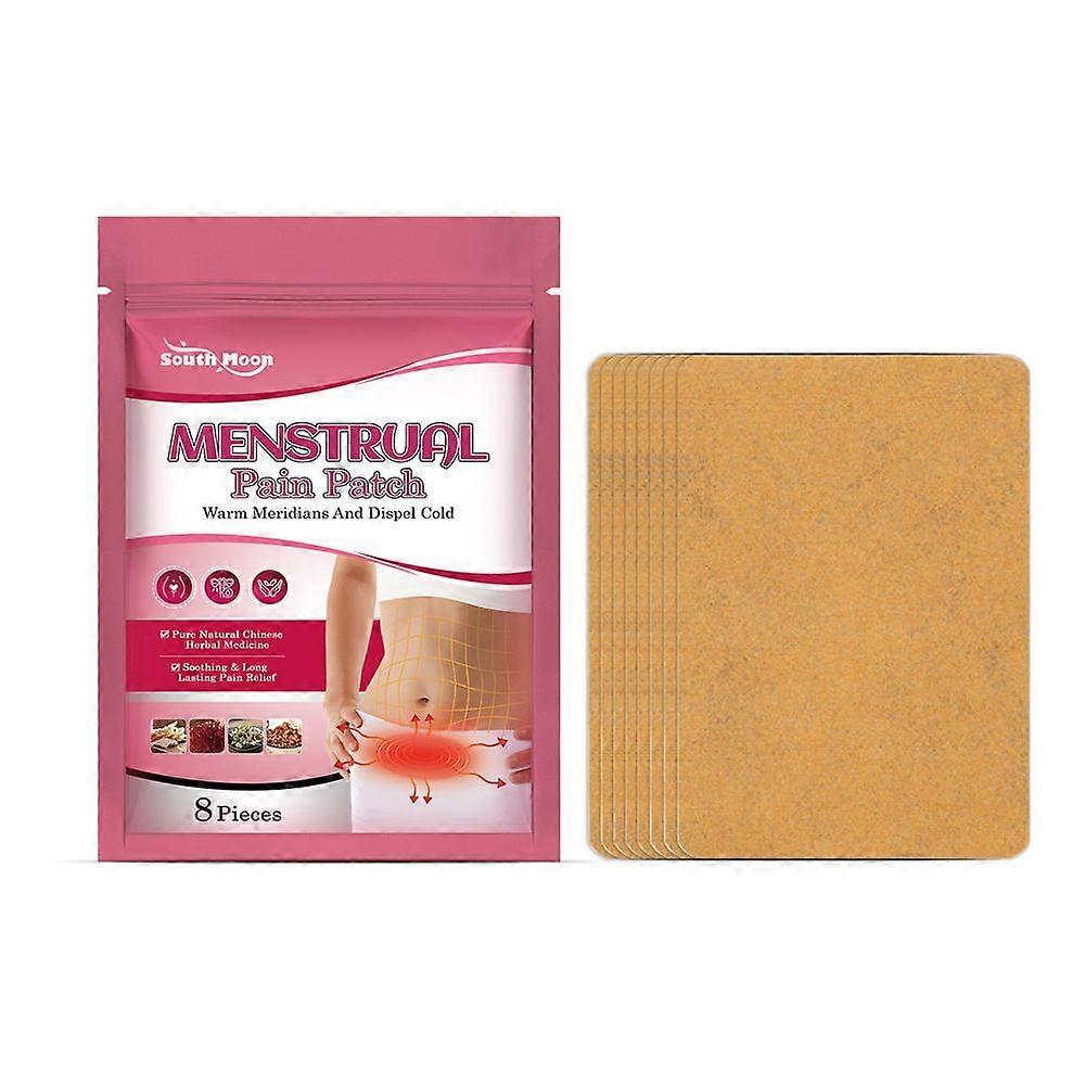Menstrual Pain Patch, Portable Heating Pad, Menstrual Pain Relief Patches, Discreet Heat Wrap 8 Patches