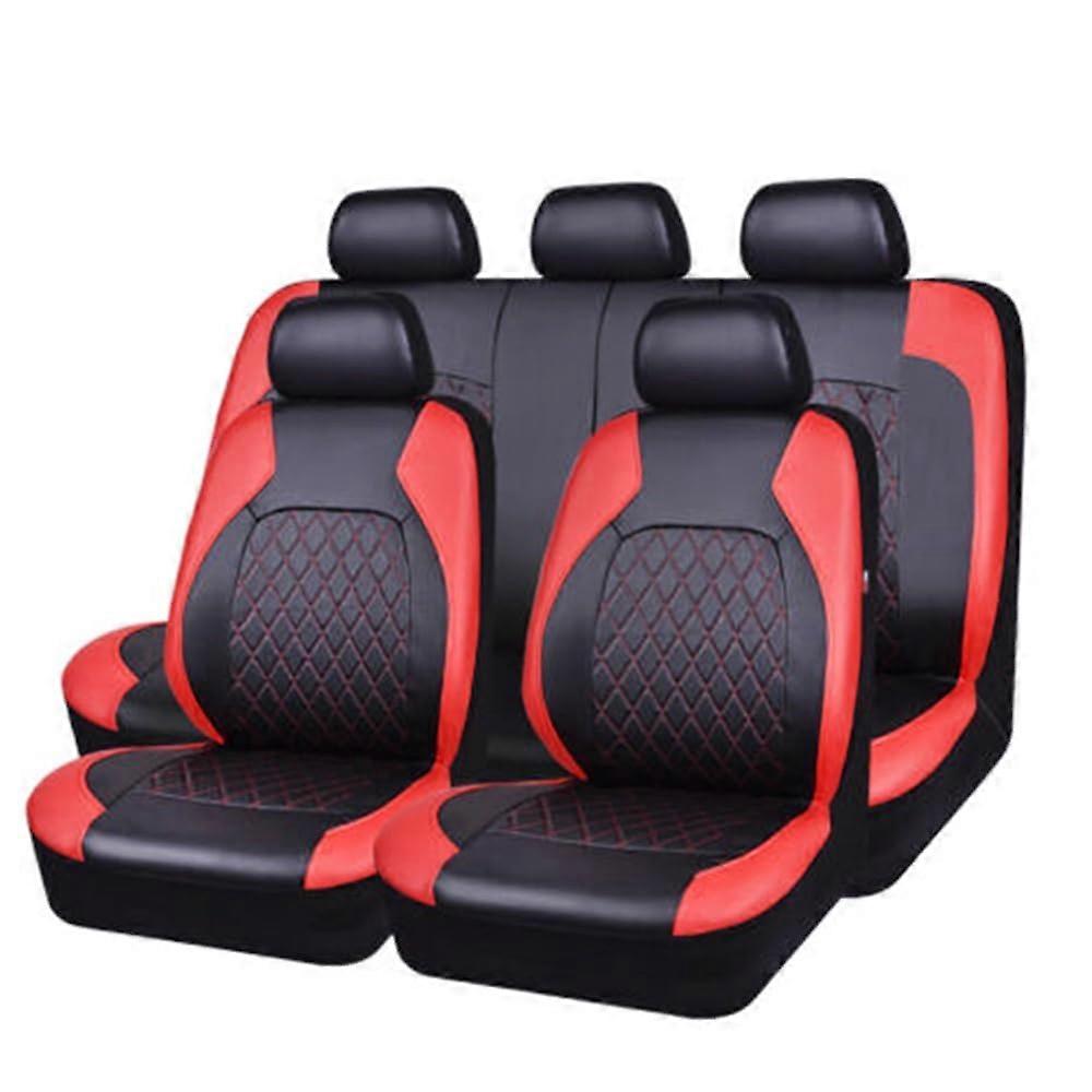 9Pcs Car Seat Cover Sets for Peugeot 308 Phase 2, Leather