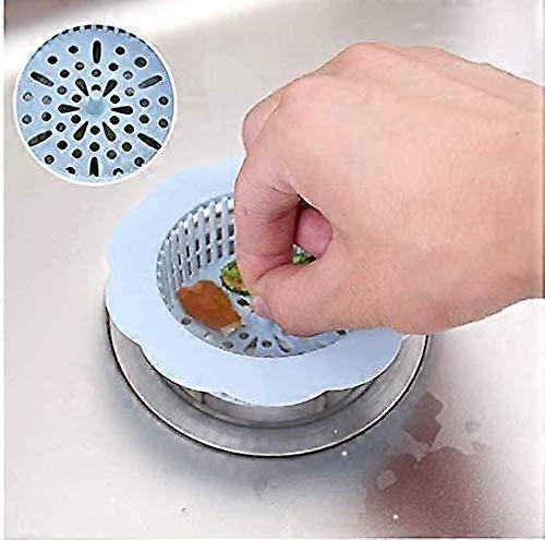Sink Strainer Filter with Large Wide Rim 4pcs Tool for Kitchen Sinks Fits Most Standard Kitchen Sinks Color in Random
