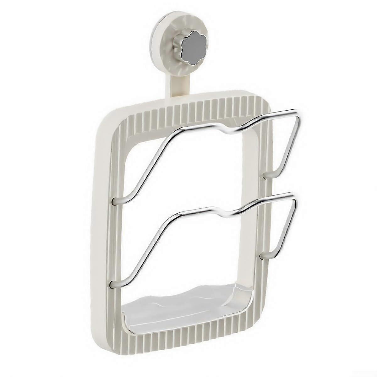 Wall Mounted Kitchen Storage Solution Pot Lid Holder with Suction Cups for Easy Access and Organization in Any Kitchen