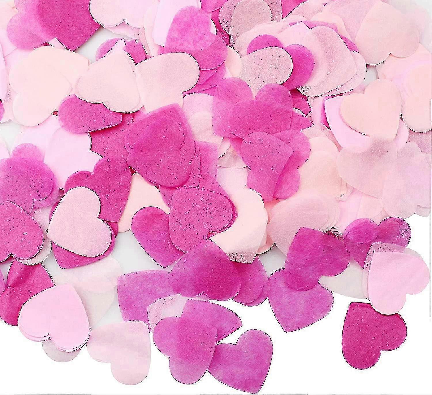 4000 Pieces Heart Confetti 40g Paper Confetti Confetti Pink Table Confetti Gift