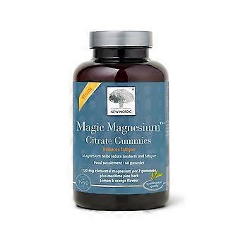 New Nordic Magic Magnesium Citrate 60 Gummies - 3 Pack