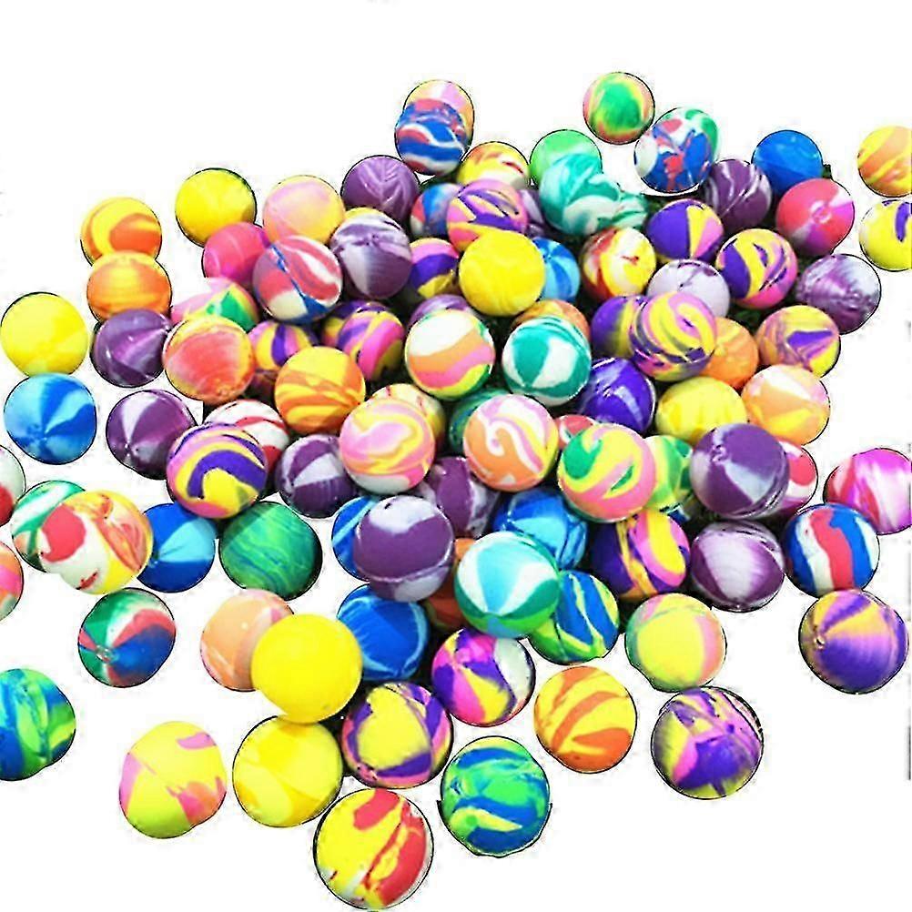 Cool Bouncy Balls - 100pcs Bouncing Balls for Party Bag Filler