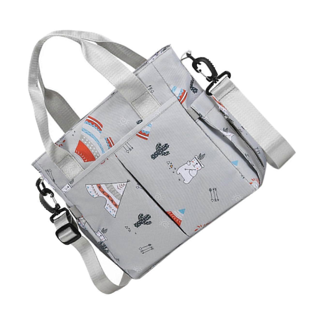 Diaper Organizer Bag Large Capacity With MultiPartition For Diapers, Bottles And Wipes, Travel And Daily Use Tote