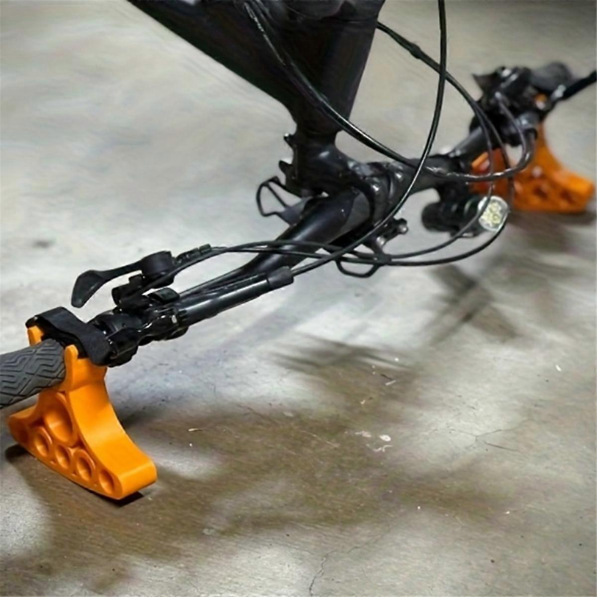 2pc Bicycle Repair Stand Handlebar Holder-Adjustable Repair Stand Ergonomic Design Stable Grip Upsid