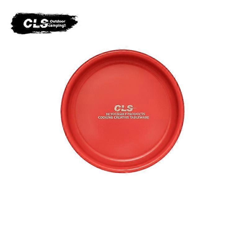 Outdoor dinner plate, weighing 95g and with a 12cm diameter, suitable for camping and picnics