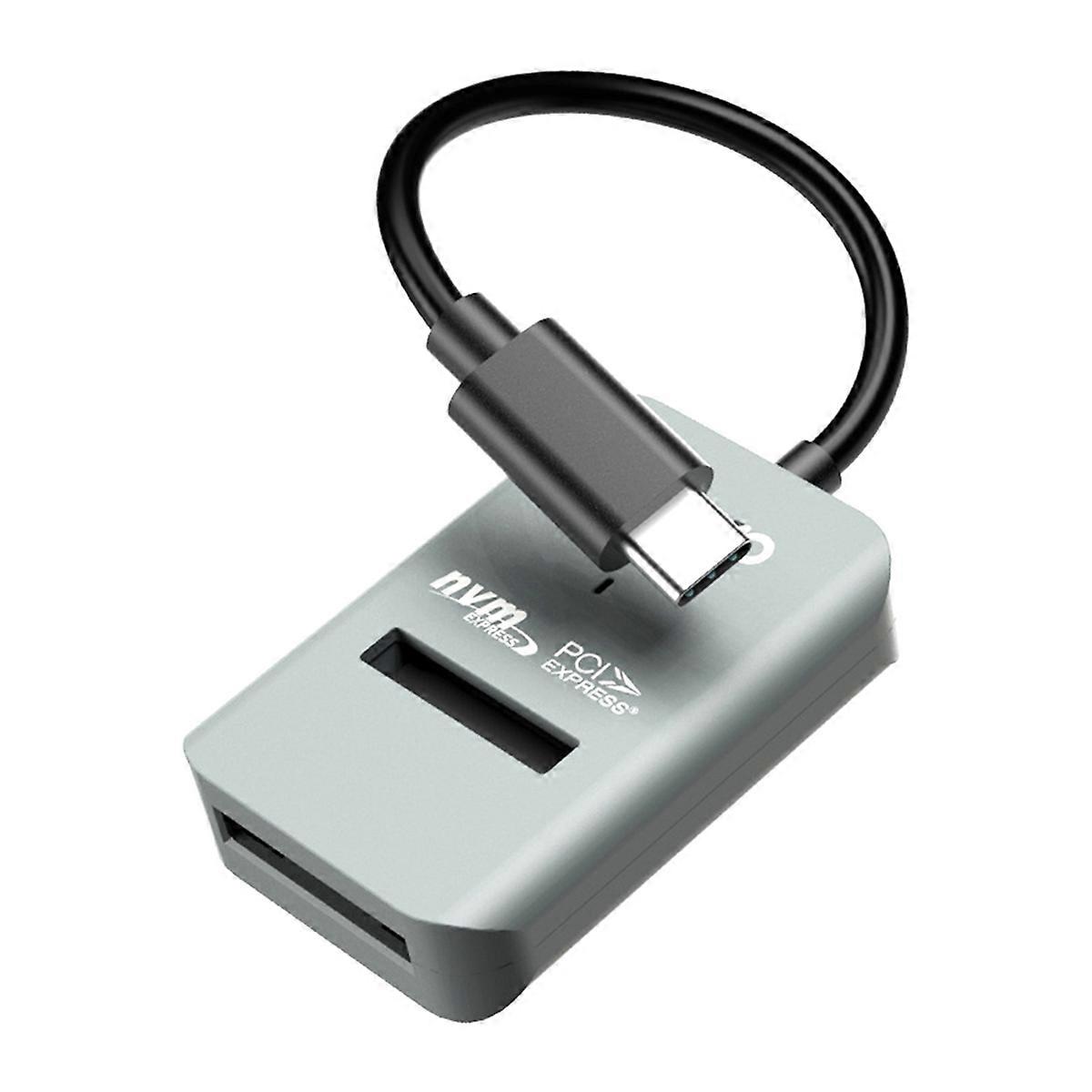 10Gbps M.2 NVME SSD Enclosure Case Type-C M2 PCIE NVME SSD Adapter Tool-Free Supports2230/42/60/80/2