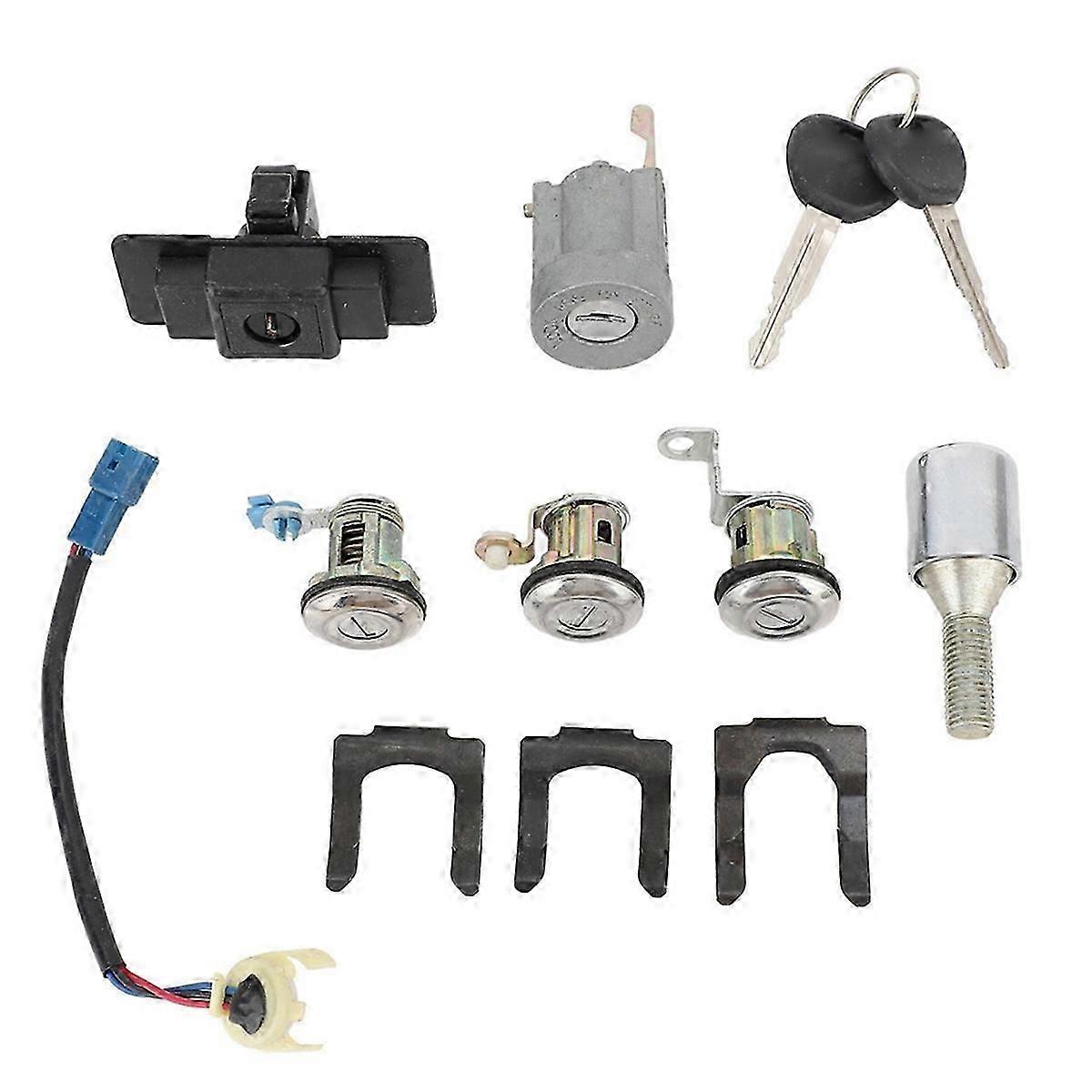 Car Cylinder Key Set Mr259111 Replacement For Pajero Montero 2nd 1990 To 2004