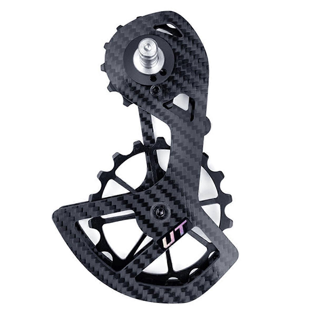 UT Bicycle Ceramic Bearing Carbon Fiber Pulley Wheel Set Rear Derailleurs Guide for 8000 8020 8050 8070 8170